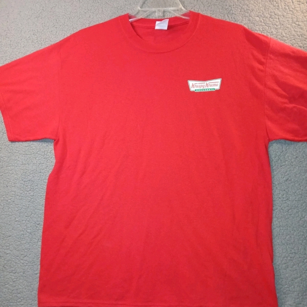 Krispy Kreme Employee T Shirt X Large Red New